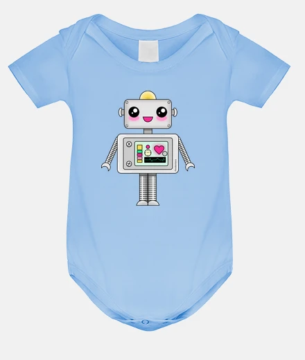 Kids vintage robot kawaii