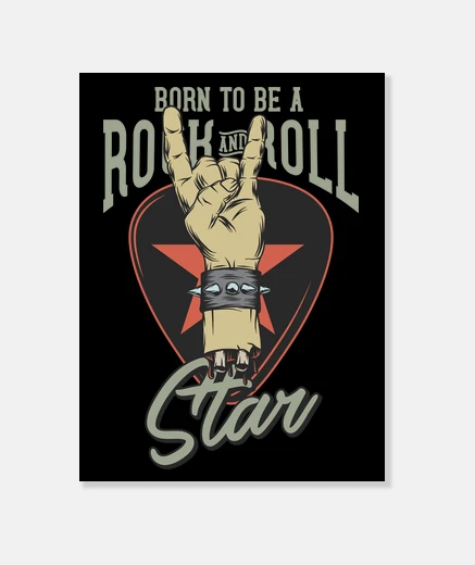 Stampa vintage rock musica anni &#39;70 &#39;80 &#39;90 rock n roll di tela