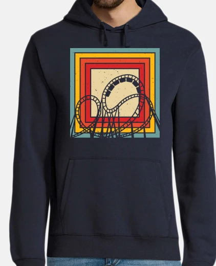 Hoodie vintage roller coaster