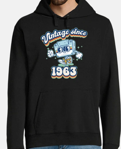 Hoodie Vintage Since 1963 Classic Retro 62nd