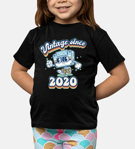 Kids Vintage Since 2020 Classic 5th Birthday