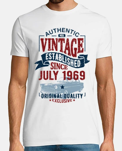 Tee-shirt Vintage since july 1969