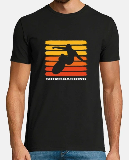 Tee-shirt vintage skimboard skimboard planche de surf rétro