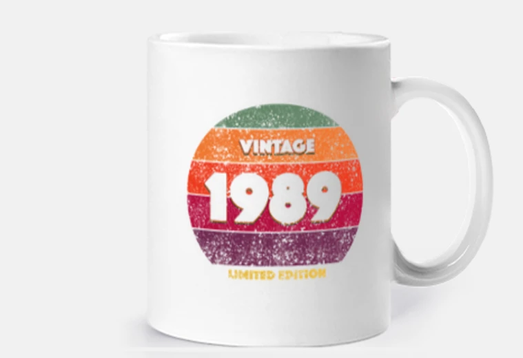 Cup Vintage Sunset 1989 Limited Edition