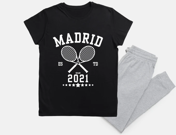 Pyjama Vintage Tennis Madrid Established 2021