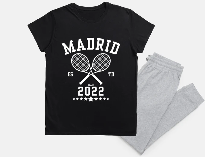 Pyjama Vintage Tennis Madrid Established 2022