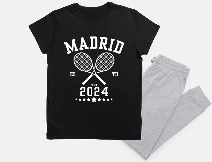 Pyjama Vintage Tennis Madrid Established 2024