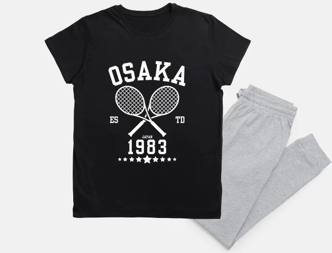Pyjama Vintage Tennis Osaka Established 1983