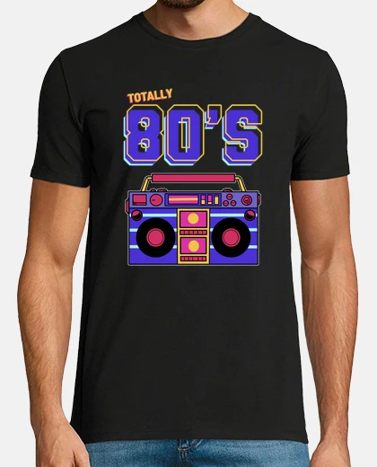 T-shirt Vintage Totally 80s Disco Music Radio
