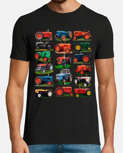 T-shirt vintage tractors farm retro tractor driver farmer