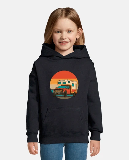 Kids vintage van life, road trip, pick-up, fashion logo, customizable, adventurer,