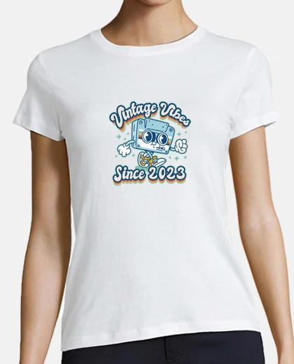 Playera vintage vibes since 2023 kawaii cute