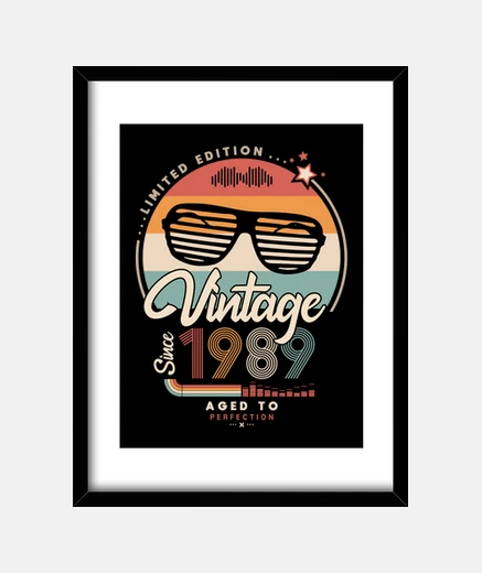 Framed vintage without ce 1989