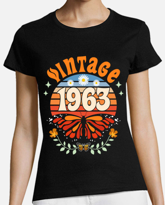 Tee-shirt vintage 1963 femme 60 ans