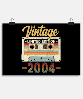 vintage 2004 birthday cassette tape