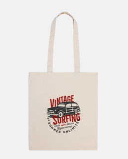 vintage car cloth bag