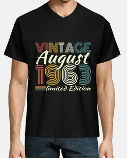 Vintage Rétro Anniversaire Août 1963