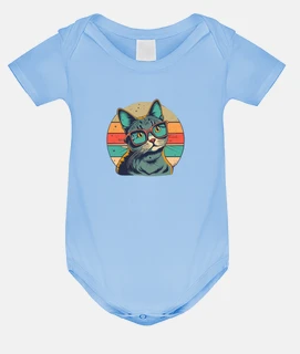 Vintage Sunset Cat