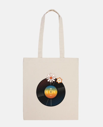 Bag vinyl hippie retro music