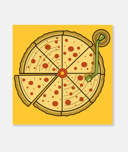 Wall vinyl pizza