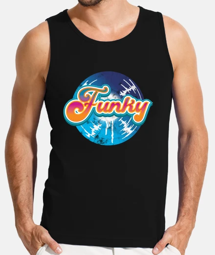 Tee-shirt vinyle de musique funky