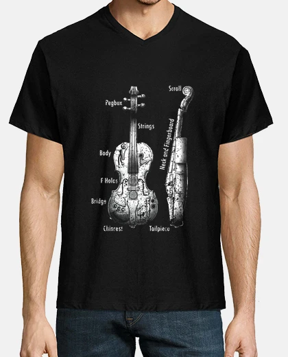 Camiseta violín i streich instrumento i violinis