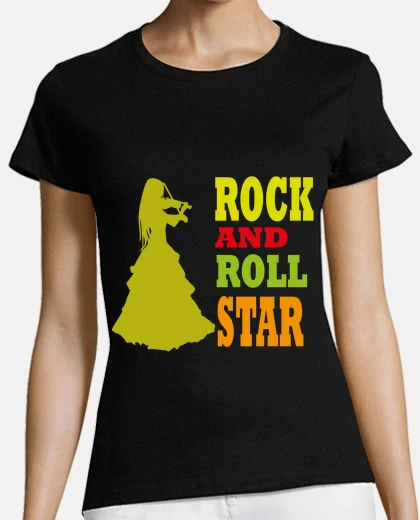 Playera violinista rock