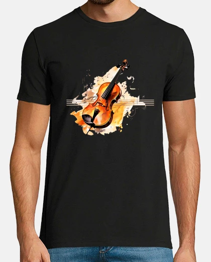 T-shirt violino e partitura