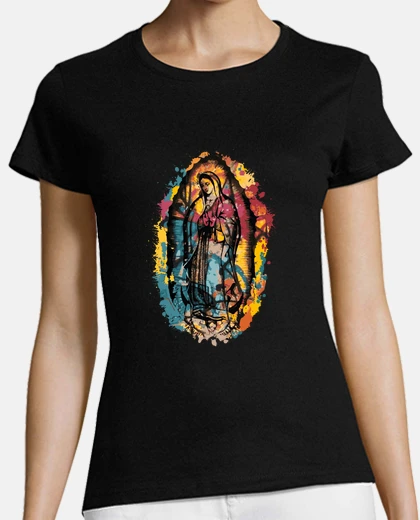 Playera Virgen de Guadalupe graffiti