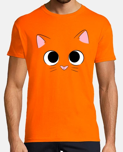 Tee-shirt visage de chat