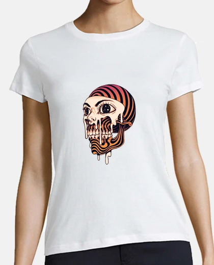 Tee-shirt Visage de femme psyché