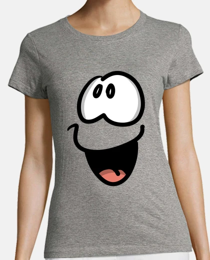 Tee-shirt visage heureux