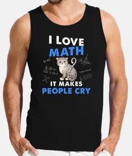 visage de chat drôle i love maths ça fa