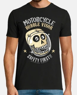 visera de moto burbuja en negro