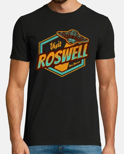 Playera visit roswell ufo flying saucer