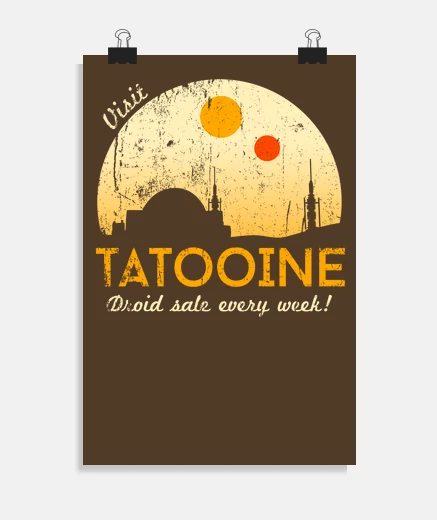 Poster visita Tatooine