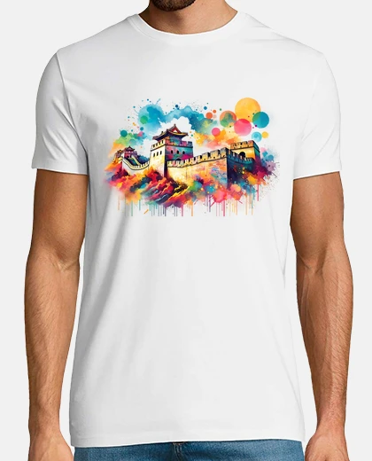 T-shirt visitare il club della grande muraglia cina
