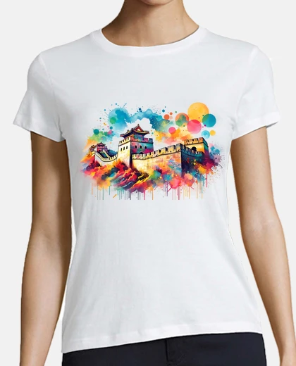Tee-shirt visiter la grande muraille de chine club