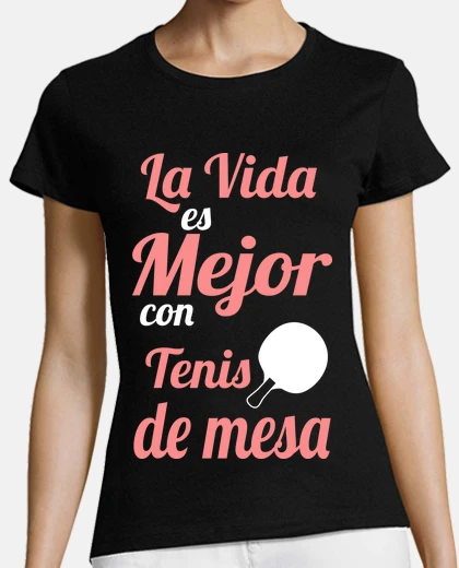 T-shirt vita è migliore con tavola pong
