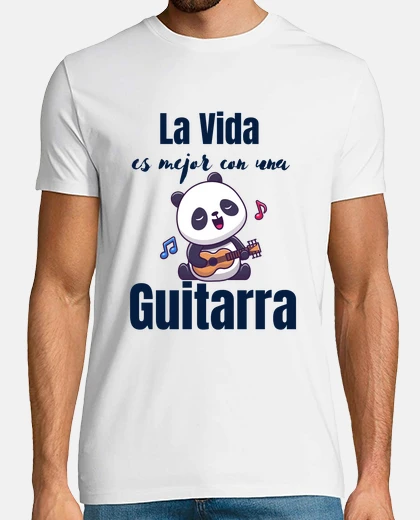 T-shirt vita è migliore con una chitarra