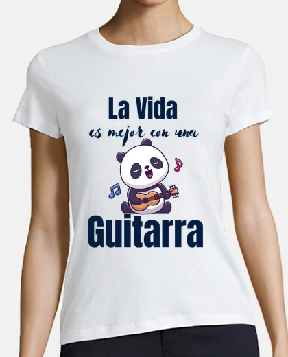 T-shirt vita è migliore con una chitarra