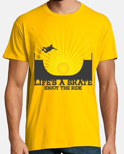 T-shirt vita è uno skate