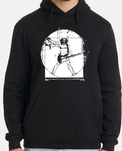 Hoodie Vitruvian Man - Guitarist