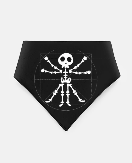 Mascotas vitruvian skeleton