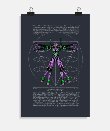 Poster Vitruvian Unit-01 poster