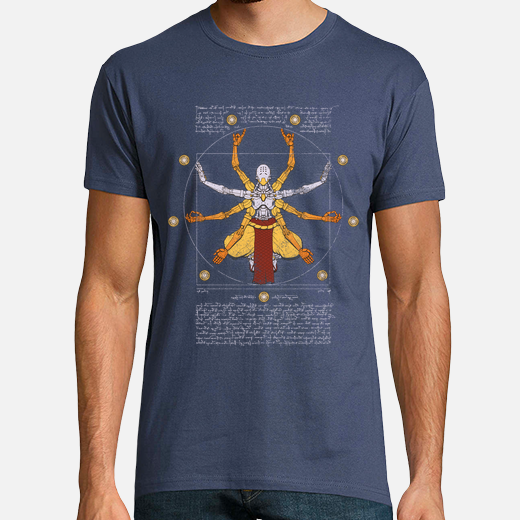 vitruvian omnic mens shirt navy