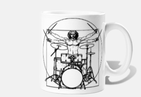 vitruvian rock man - drums