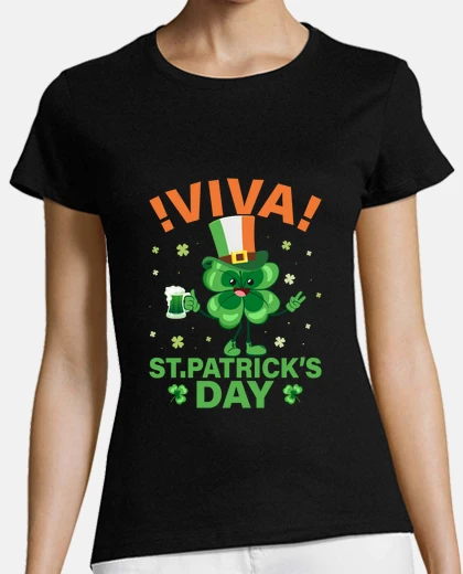 T-shirt viva il giorno di san patrizio