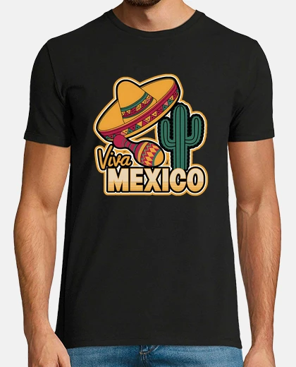T-shirt viva mexico cultura messicana patrimonio ispanico orgogliosi delle nostre radici design