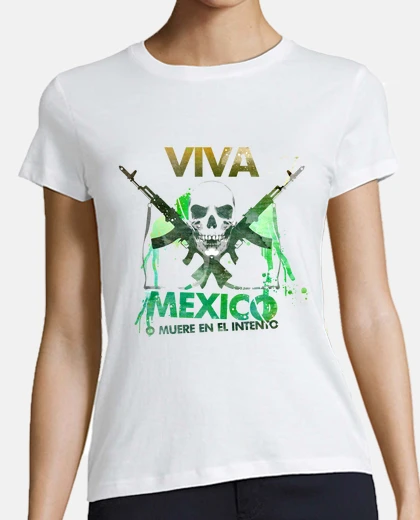 Playera Viva Mexico Verde